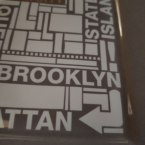 RARE Fishs Eddy (Discontinued) NYC Boroughs Plate, NWOT - Picture 3 of 7